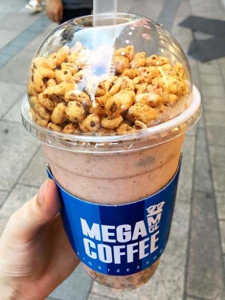 Jollypong Latte d'un café coréen