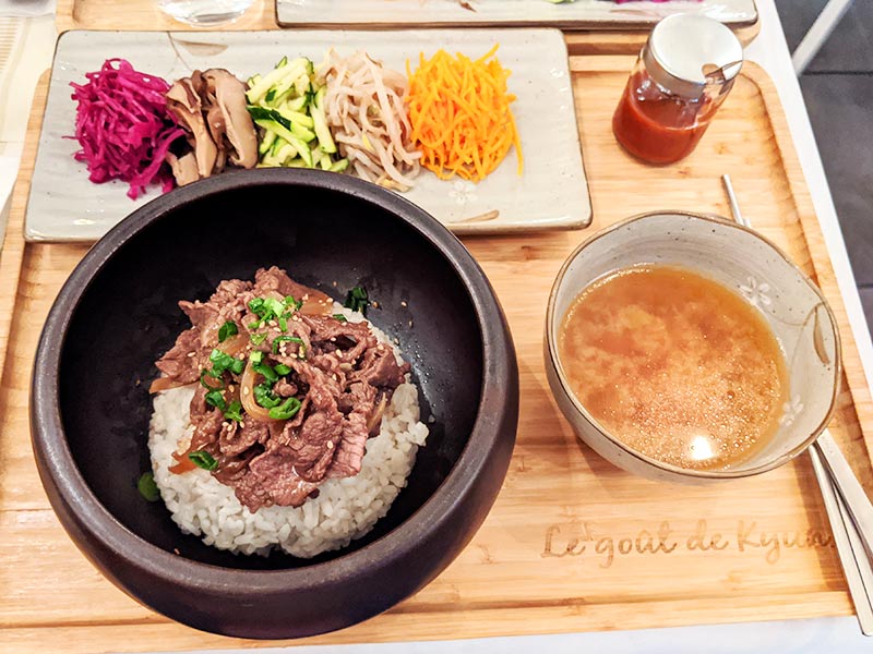 bibimbap de le gout de kyun, restaurant coréen lyonnais
