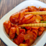 saucisses sautées aux légumes coréennes