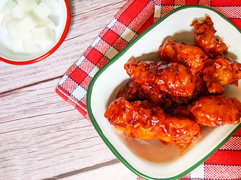 Yangnyeom Chicken - Poulet frit coréen à la sauce piquante