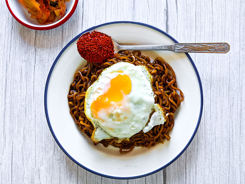 Rose Buldak Ramen - Nouille Buldak à la crème - Yun's