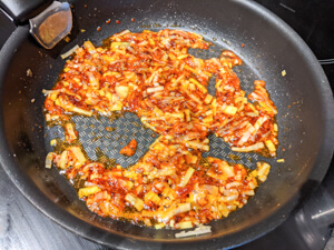 kimchi bokkeum etape 6