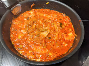 kimchi bokkeum etape 7