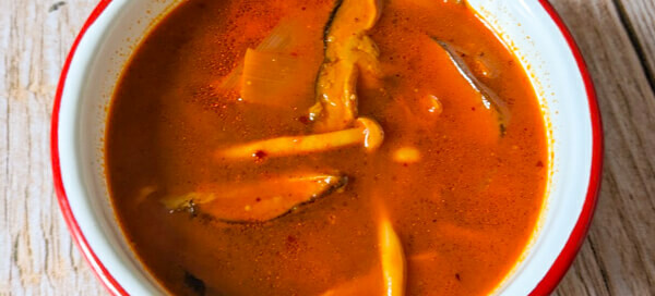 chaegaejang soupe de légume coréenne piquante