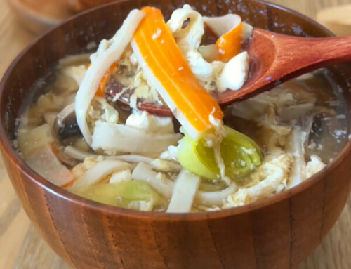 Soupe surimi et tofu soyeux / Sundubu Gematsal Guk / 순두부게맛살국