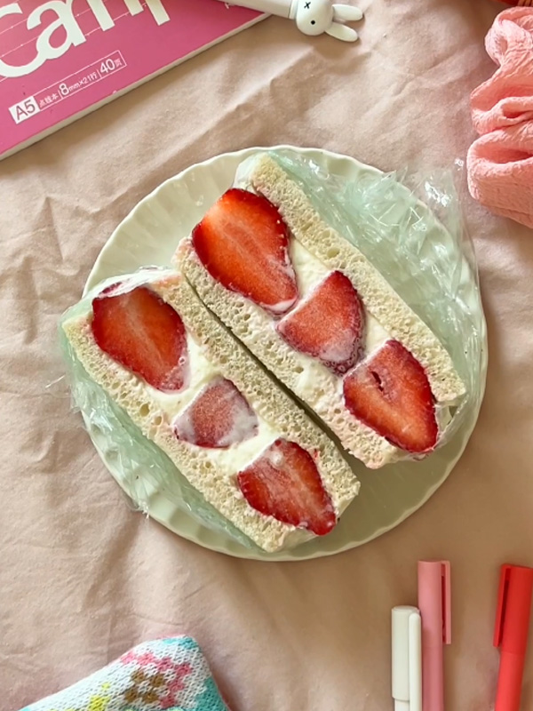 sandwich fraise
