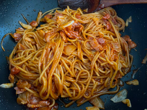 gochujang pasta etape 7