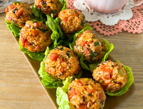 Spicy Spam Jumeokbap / Boule de riz piquantes au spam / 스팸주먹밥